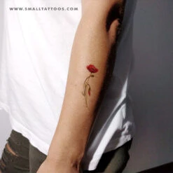 Poppy Temporary Tattoo By Lena Fedchenko (Set Of 3) 13 Poppy Temporary Tattoo By Lena Fedchenko (Set Of 3) -Da Vinci Shop 00 poppy temporary tattoo 1