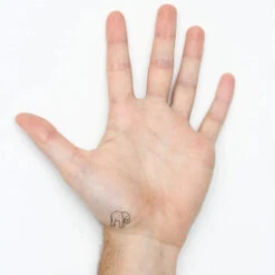 Baby Elephant (Right) Temporary Tattoo (Set Of 3) -Da Vinci Shop 1395435153trunk show 8 etsy2 600x 4a5f3a64 2cbd 4f31 a808 f0c7d238157c