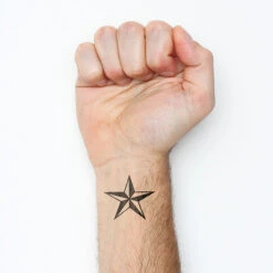 Nautical Star Temporary Tattoo (Set Of 3) -Da Vinci Shop 1395699087shipwrecked 5 etsy3