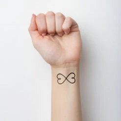 Double Heart Infinity Symbol Temporary Tattoo (Set Of 3) -Da Vinci Shop 1396037536infinity 5 4 etsy 3