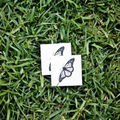 Monarch Butterfly Temporary Tattoo (Set Of 3) -Da Vinci Shop 1396642657butterfly grass