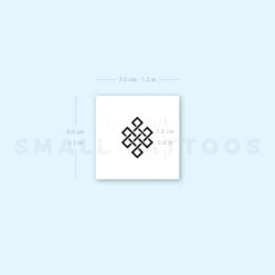 Eternal Knot Temporary Tattoo (Set Of 3) -Da Vinci Shop 1657269157 image1 st 750px