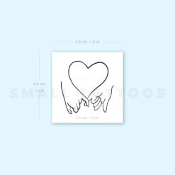 Pinky Swear Temporary Tattoo (Set Of 3) -Da Vinci Shop 1657270228 image1 st 750px