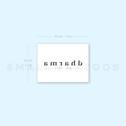 Dharma Temporary Tattoo (Set Of 3) -Da Vinci Shop 1657270526 image1 st 750px