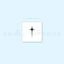 Christmas Star Temporary Tattoo (Set Of 3) -Da Vinci Shop 1657270966 image1 st 750px