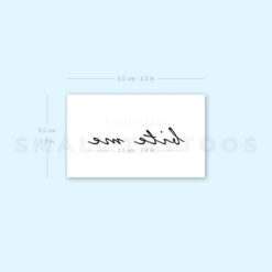 Black Ink Bite Me Temporary Tattoo (Set Of 3) -Da Vinci Shop 1657536572 image1 st 750px
