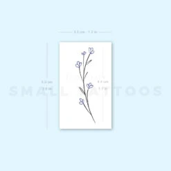 Gypsophila Temporary Tattoo (Set Of 3) -Da Vinci Shop 1657540541 image1 st 750px