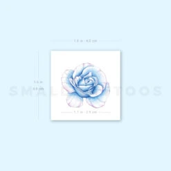 Three Rose Heads Temporary Tattoo Set By Mini Lau (Set Of 3+3+3) -Da Vinci Shop 1657953453 image1 st 750px