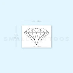 Fine Line Diamond Temporary Tattoo (Set Of 3) -Da Vinci Shop 1657954313 image1 st 750px