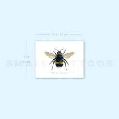 Bumblebee Temporary Tattoo (Set Of 3) -Da Vinci Shop 1657955132 image1 st 750px