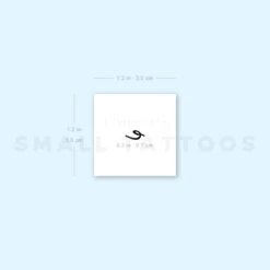 E Handwritten Letter Temporary Tattoo (Set Of 3) -Da Vinci Shop 1657956100 image1 st 750px