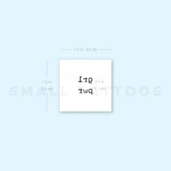 Minimalist GRL PWR Temporary Tattoo (Set Of 3) -Da Vinci Shop 1657956539 image1 st 750px