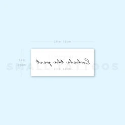 Inhale The Future Exhale The Past Temporary Tattoo (Set Of 3+3) -Da Vinci Shop 1657956669 image1 st 750px