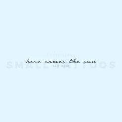 Here Comes The Sun Temporary Tattoo (Set Of 3) 8 Here Comes The Sun Temporary Tattoo (Set Of 3) -Da Vinci Shop 1657957089 image2 st 750px