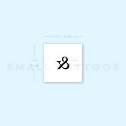 Ampersand Temporary Tattoo (Set Of 3) 7 Ampersand Temporary Tattoo (Set Of 3) -Da Vinci Shop 1657957591 image1 st 750px