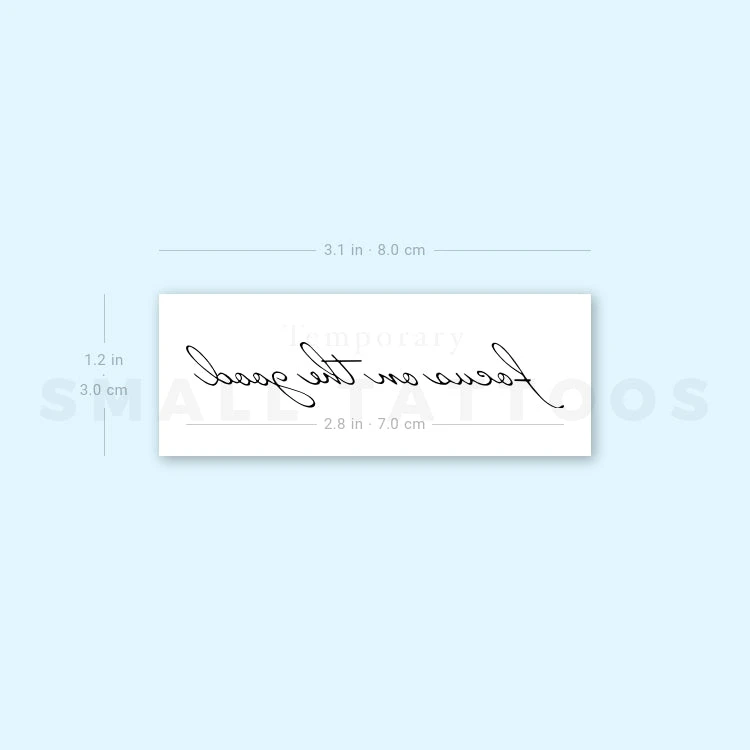Focus On The Good Temporary Tattoo (Set Of 3) 4 Focus On The Good Temporary Tattoo (Set Of 3) - Image 2