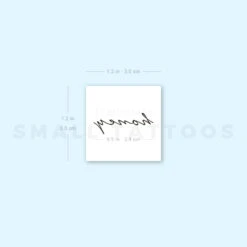 'Honey' Temporary Tattoo (Set Of 3) -Da Vinci Shop 1657959300 image1 st 750px