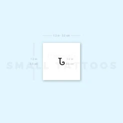 J Uppercase Typewriter Letter Temporary Tattoo (Set Of 3) -Da Vinci Shop 1657960058 image1 st 750px