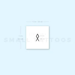 Odal Rune Temporary Tattoo (Set Of 3) -Da Vinci Shop 1657960670 image1 st 750px