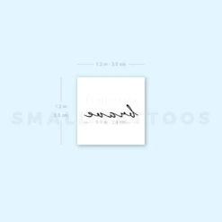 'Brave' Temporary Tattoo (Set Of 3) -Da Vinci Shop 1657961249 image1 st 750px
