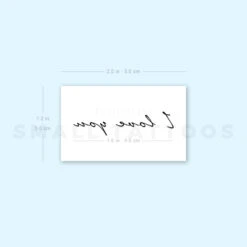 I Love You Temporary Tattoo (Set Of 3) -Da Vinci Shop 1657961299 image1 st 750px