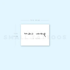 You Can Temporary Tattoo (Set Of 3) -Da Vinci Shop 1657961448 image1 st 750px