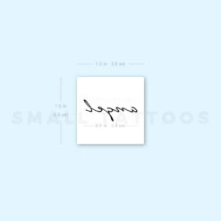 'Angel' Temporary Tattoo (Set Of 3) -Da Vinci Shop 1657961520 image1 st 750px