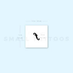 Forte Musical Symbol Temporary Tattoo (Set Of 3) -Da Vinci Shop 1657961737 image1 st 750px