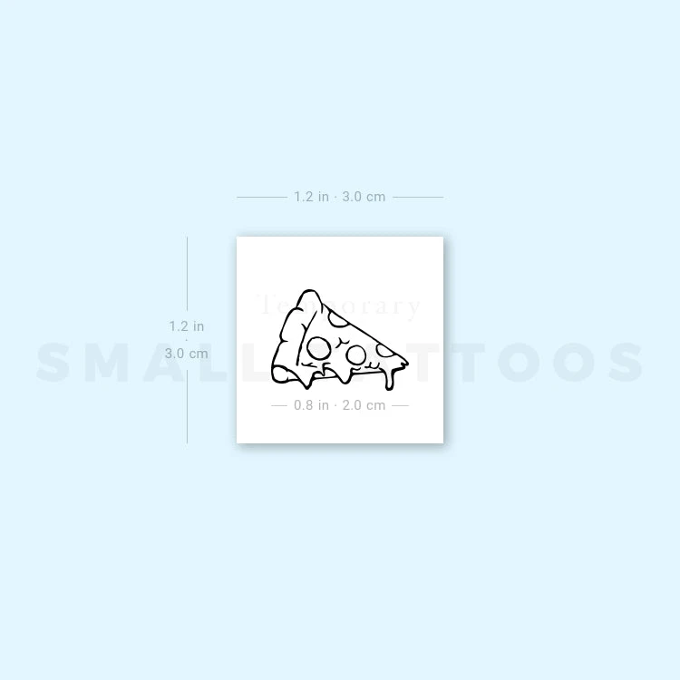 Pizza Slice Temporary Tattoo (Set Of 3) 7 Pizza Slice Temporary Tattoo (Set Of 3) - Image 5