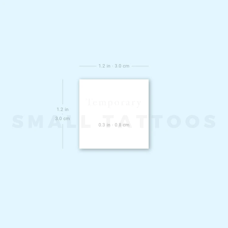 Tiny White Butterfly Temporary Tattoo (Set Of 3) 6 Tiny White Butterfly Temporary Tattoo (Set Of 3) - Image 4