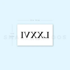 LXXVI Temporary Tattoo (Set Of 3) -Da Vinci Shop 1657962489 image1 st 750px