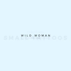 Wild Woman Temporary Tattoo (Set Of 3)