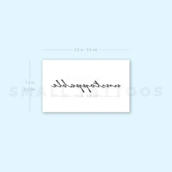'Unstoppable' Temporary Tattoo (Set Of 3) -Da Vinci Shop 1657963179 image1 st 750px