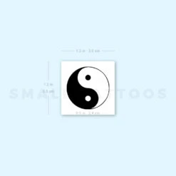 Yin Yang Temporary Tattoo (Set Of 3) 8 Yin Yang Temporary Tattoo (Set Of 3) -Da Vinci Shop 1657963482 image1 st 750px