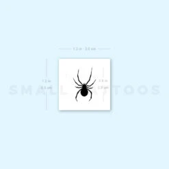 Small Spider Temporary Tattoo (Set Of 3) 7 Small Spider Temporary Tattoo (Set Of 3) -Da Vinci Shop 1657963492 image1 st 750px