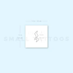 Quarter Rest Temporary Tattoo (Set Of 3) -Da Vinci Shop 1657964960 image1 st 750px