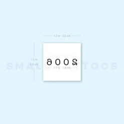 2006 Birth Year Temporary Tattoo (Set Of 3) -Da Vinci Shop 1657965510 image1 st 750px