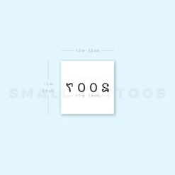 2007 Birth Year Temporary Tattoo (Set Of 3) -Da Vinci Shop 1657965520 image1 st 750px