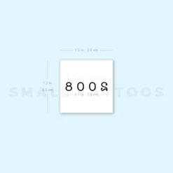 2008 Birth Year Temporary Tattoo (Set Of 3) -Da Vinci Shop 1657965530 image1 st 750px