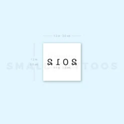 2012 Birth Year Temporary Tattoo (Set Of 3) -Da Vinci Shop 1657965570 image1 st 750px