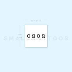 2020 Birth Year Temporary Tattoo (Set Of 3) -Da Vinci Shop 1657965669 image1 st 750px