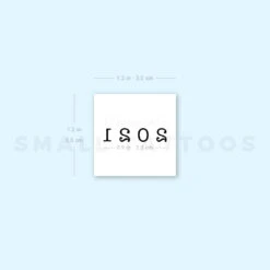 2021 Birth Year Temporary Tattoo (Set Of 3) -Da Vinci Shop 1657965679 image1 st 750px