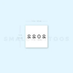 2022 Birth Year Temporary Tattoo (Set Of 3) -Da Vinci Shop 1657965690 image1 st 750px