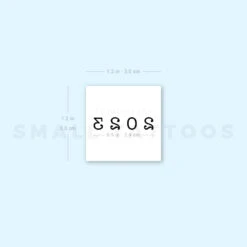 2023 Birth Year Temporary Tattoo (Set Of 3) -Da Vinci Shop 1657965700 image1 st 750px