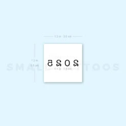 2025 Birth Year Temporary Tattoo (Set Of 3) -Da Vinci Shop 1657965730 image1 st 750px