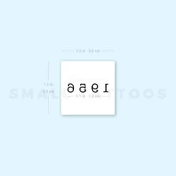 1956 Birth Year Temporary Tattoo (Set Of 3) -Da Vinci Shop 1657966011 image1 st 750px
