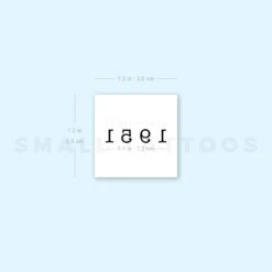 1951 Birth Year Temporary Tattoo (Set Of 3) -Da Vinci Shop 1657966071 image1 st 750px