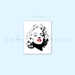 Marilyn Monroe Temporary Tattoo (Set Of 3) -Da Vinci Shop 1657967158 image1 st 750px