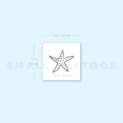 Starfish Temporary Tattoo (Set Of 3) -Da Vinci Shop 1657967248 image1 st 750px