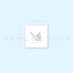 Sleeping Cherub Temporary Tattoo (Set Of 3) -Da Vinci Shop 1657967431 image1 st 750px